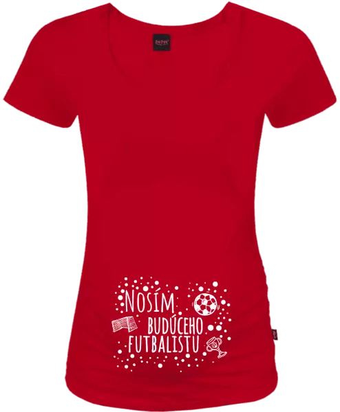 Tehotenské tričko Nosím budúceho futbalistu