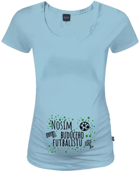 Tehotenské tričko Nosím budúceho futbalistu