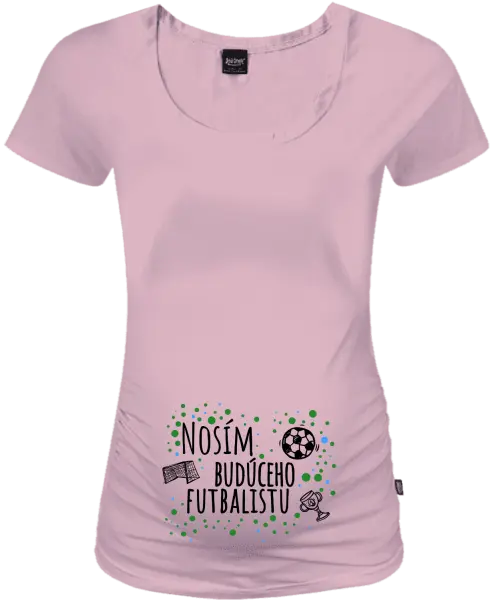 Tehotenské tričko Nosím budúceho futbalistu