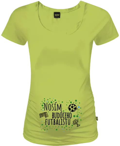 Tehotenské tričko Nosím budúceho futbalistu