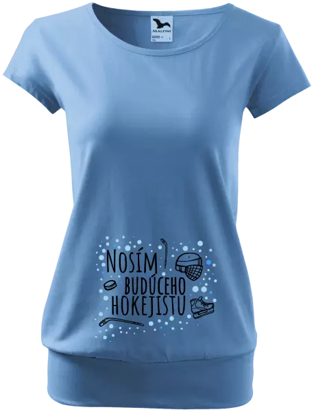 Tehotenské tričko Nosím budúceho hokejistu