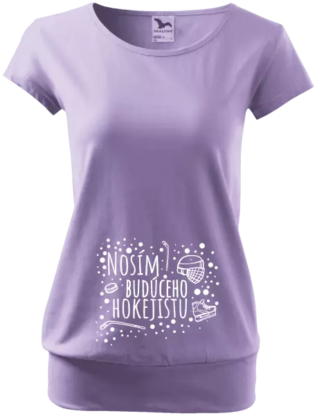 Tehotenské tričko Nosím budúceho hokejistu