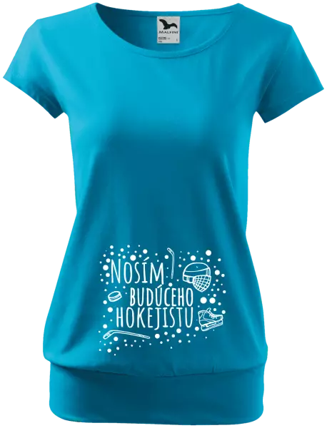 Tehotenské tričko Nosím budúceho hokejistu