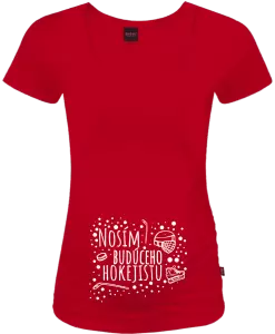Tehotenské tričko Nosím budúceho hokejistu