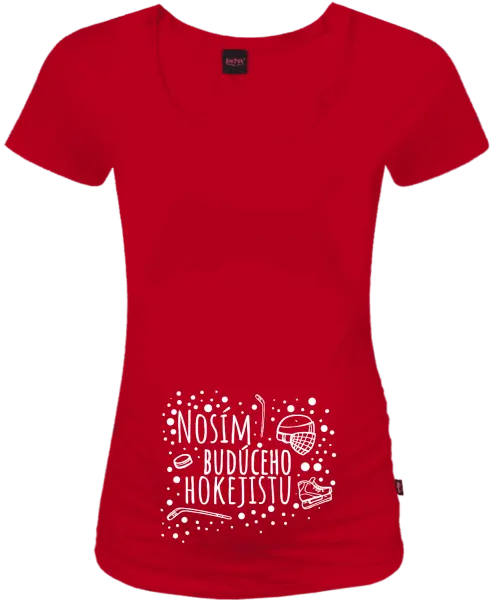 Tehotenské tričko Nosím budúceho hokejistu
