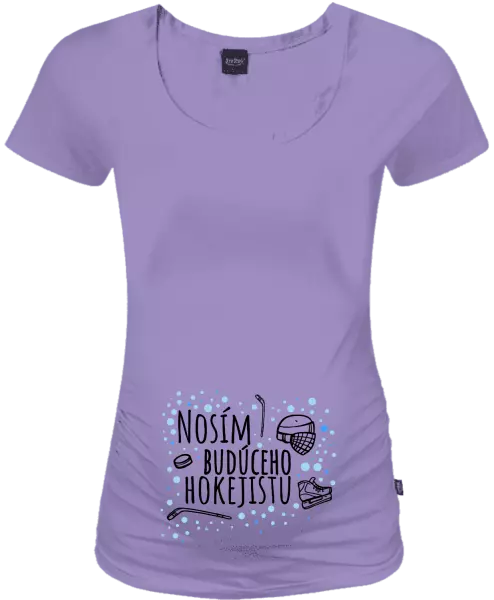 Tehotenské tričko Nosím budúceho hokejistu
