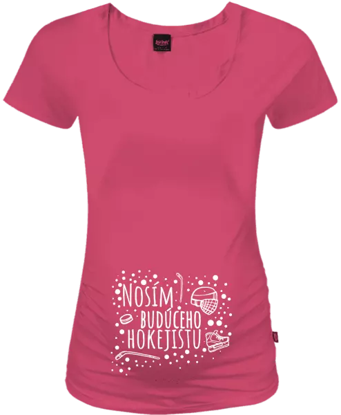 Tehotenské tričko Nosím budúceho hokejistu