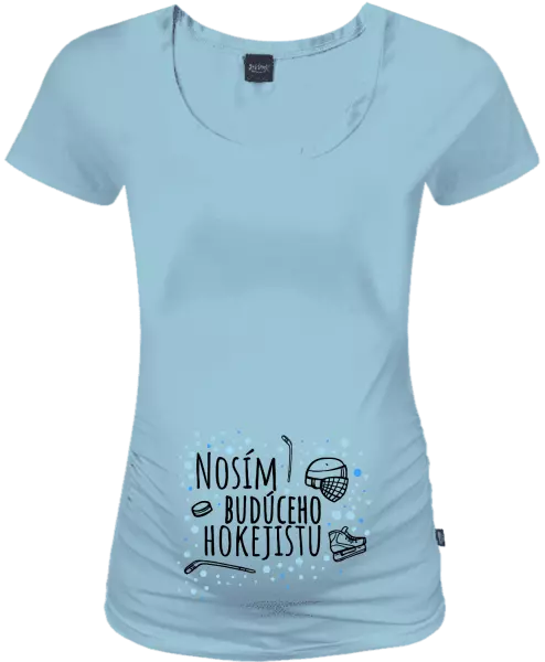Tehotenské tričko Nosím budúceho hokejistu