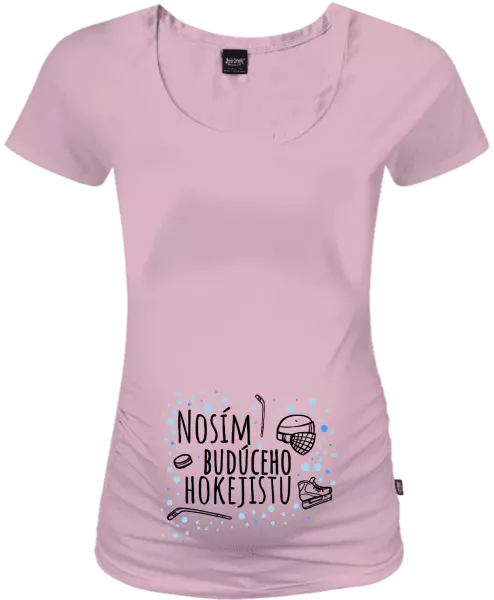 Tehotenské tričko Nosím budúceho hokejistu