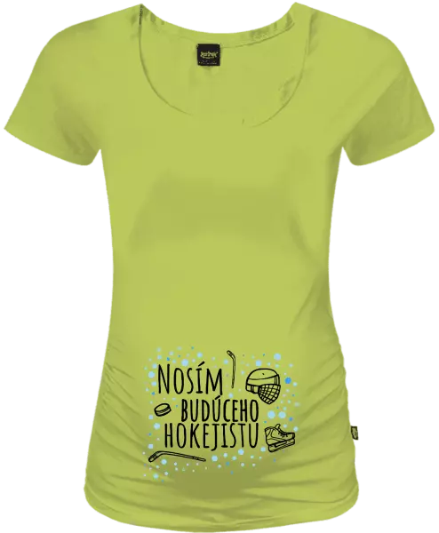 Tehotenské tričko Nosím budúceho hokejistu