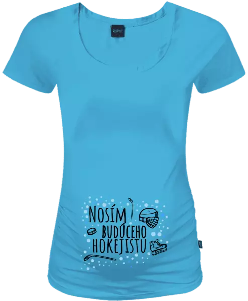 Tehotenské tričko Nosím budúceho hokejistu