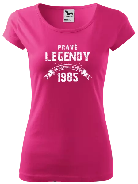 Dámske tričko Pravé legendy sa narodili v...