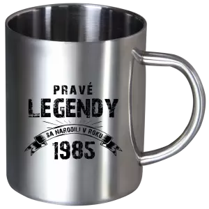 Nerezový hrnček Pravé legendy sa narodili v...