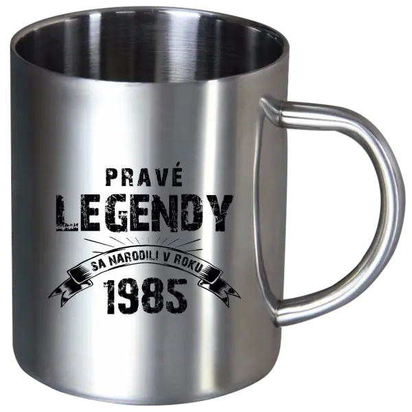 Nerezový hrnček Pravé legendy sa narodili v...