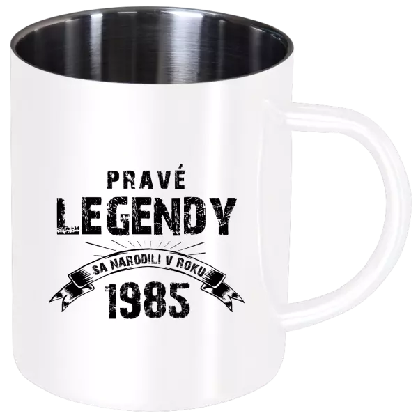 Nerezový hrnček Pravé legendy sa narodili v...