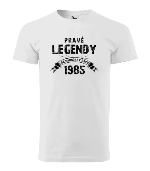 Pánske narodeninové tričko Pravé legendy sa narodili v...