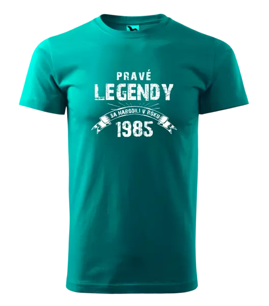 Pánske narodeninové tričko Pravé legendy sa narodili v...