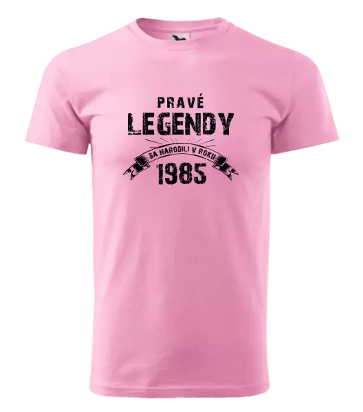 Pánske narodeninové tričko Pravé legendy sa narodili v...