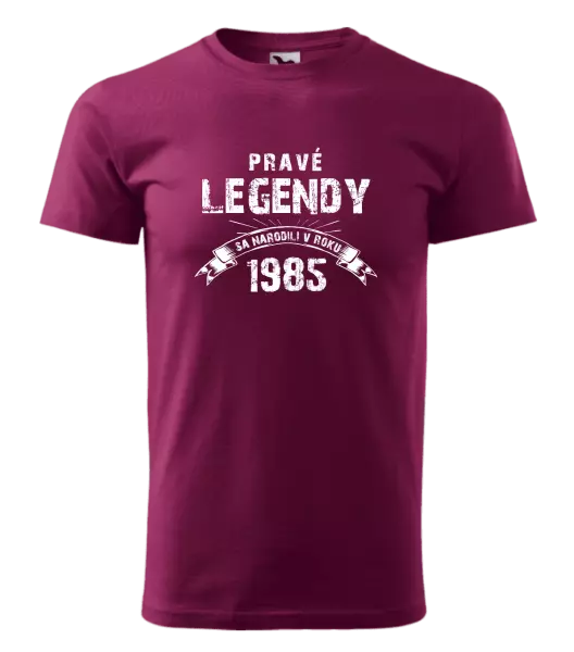Pánske narodeninové tričko Pravé legendy sa narodili v...