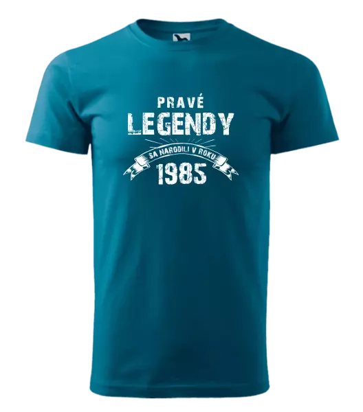 Pánske narodeninové tričko Pravé legendy sa narodili v...