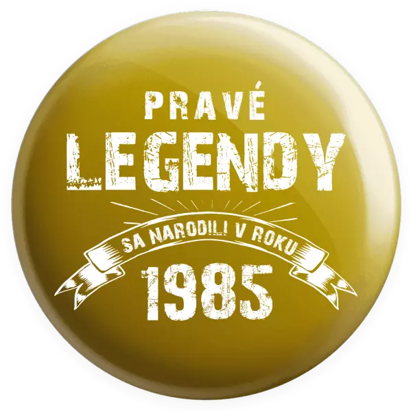 Placka Pravé legendy sa narodili v...