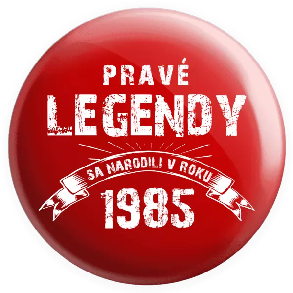 Placka Pravé legendy sa narodili v...