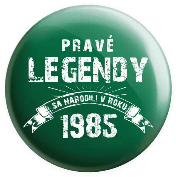 Placka Pravé legendy sa narodili v...