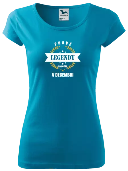 Dámske tričko Pravé legendy sa rodia v ... 