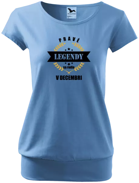 Dámske tričko Pravé legendy sa rodia v ... 