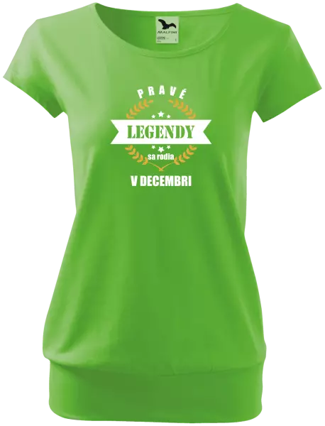 Dámske tričko Pravé legendy sa rodia v ... 