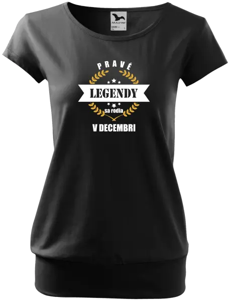 Dámske tričko Pravé legendy sa rodia v ... 