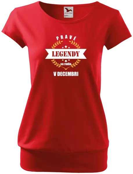 Dámske tričko Pravé legendy sa rodia v ... 