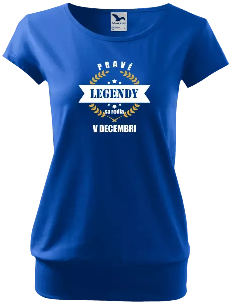 Dámske tričko Pravé legendy sa rodia v ... 