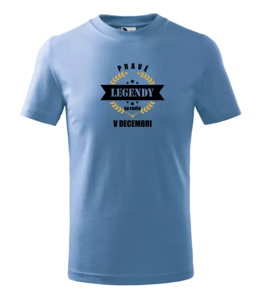 Detské tričko Pravé legendy sa rodia v ... 