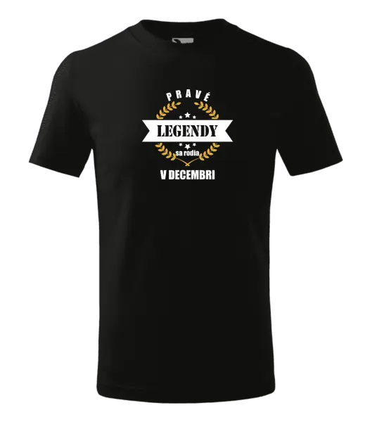 Detské tričko Pravé legendy sa rodia v ... 