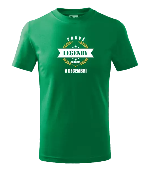 Detské tričko Pravé legendy sa rodia v ... 