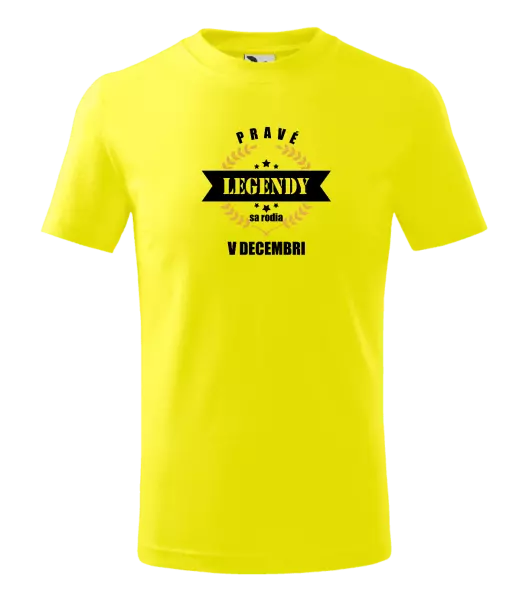 Detské tričko Pravé legendy sa rodia v ... 