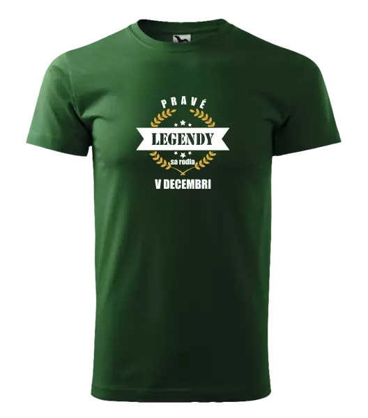 Pánske narodeninové tričko Pravé legendy sa rodia v ... 