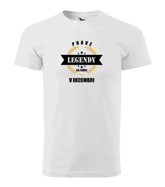 Pánske narodeninové tričko Pravé legendy sa rodia v ... 