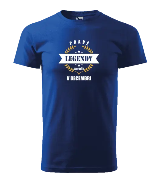 Pánske narodeninové tričko Pravé legendy sa rodia v ... 
