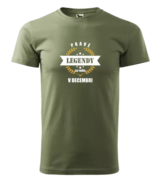 Pánske narodeninové tričko Pravé legendy sa rodia v ... 