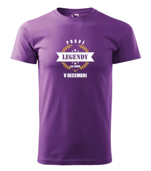 Pánske narodeninové tričko Pravé legendy sa rodia v ... 