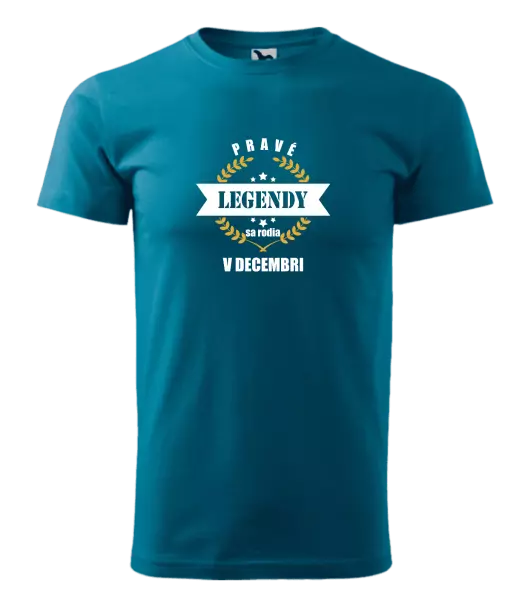 Pánske narodeninové tričko Pravé legendy sa rodia v ... 