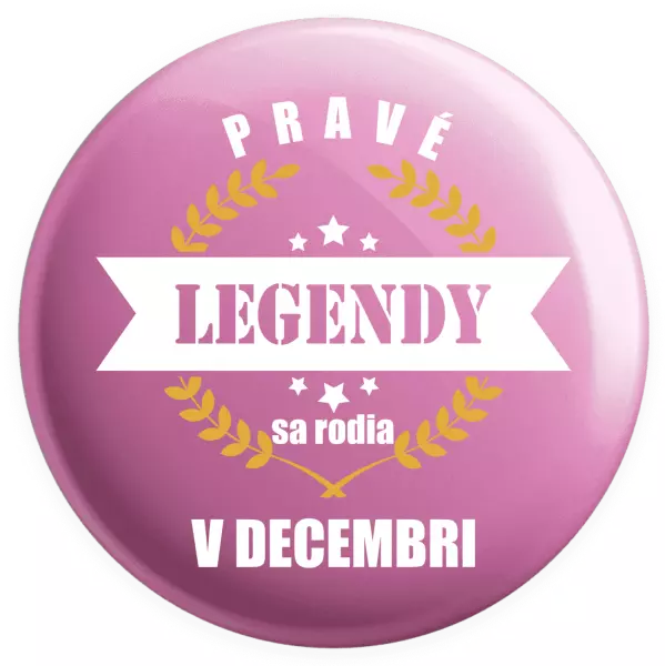 Placka Pravé legendy sa rodia v ... 