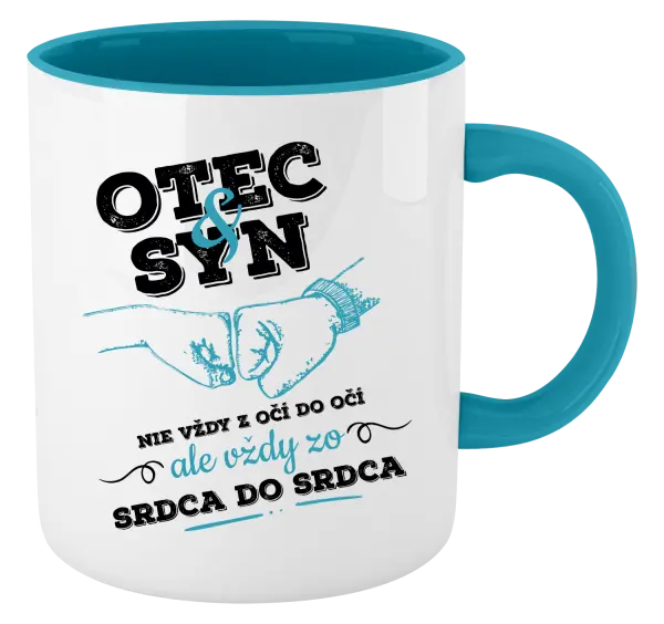Hrnček  Otec a syn, zo srdca do srdca