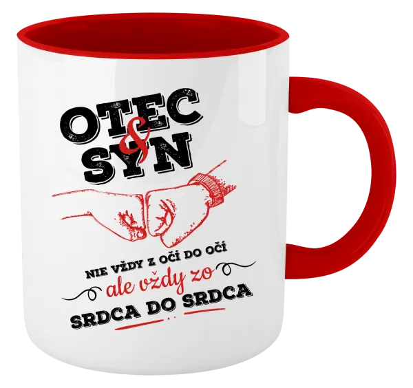 Hrnček  Otec a syn, zo srdca do srdca