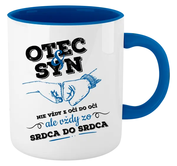 Hrnček  Otec a syn, zo srdca do srdca