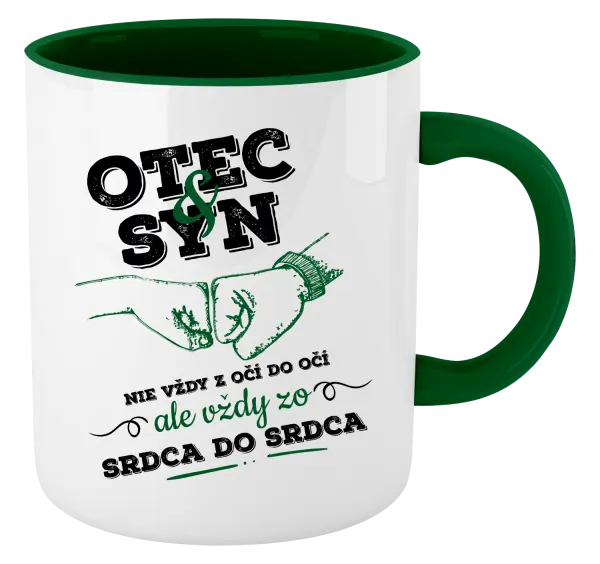 Hrnček  Otec a syn, zo srdca do srdca