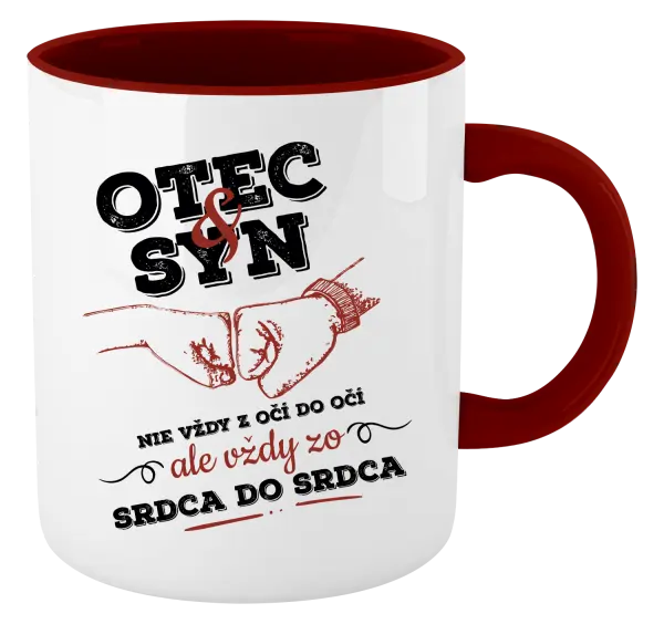 Hrnček  Otec a syn, zo srdca do srdca