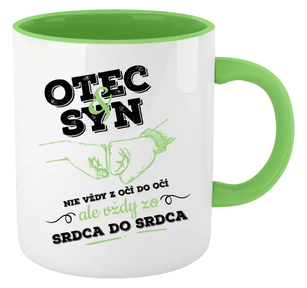 Hrnček  Otec a syn, zo srdca do srdca